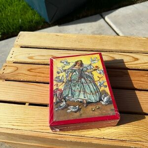 Vintage wooden puzzle blocks